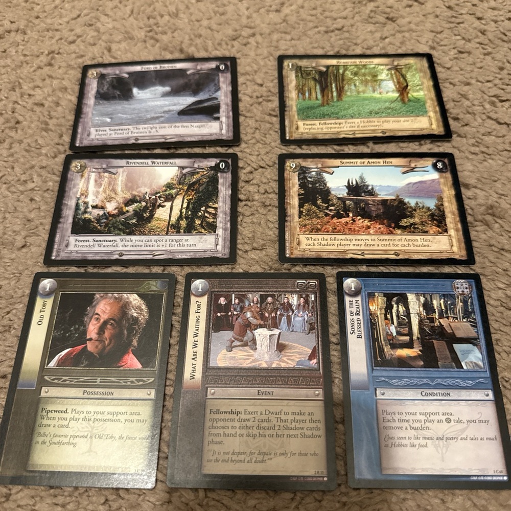 Lot of Lord of the Rings Trading Cards